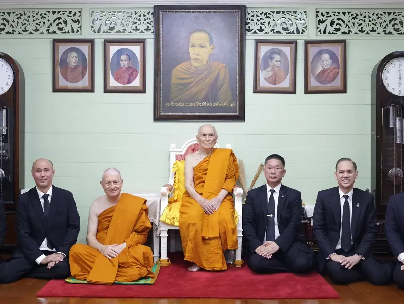 ดร. ฮาราลด์ ลิงค์ เข้าพิธีอุปสมบท ได้รับฉายา “วรญาโณ” เข้าเฝ้าสมเด็จพระสังฆราช ณ วัดราชบพิตร