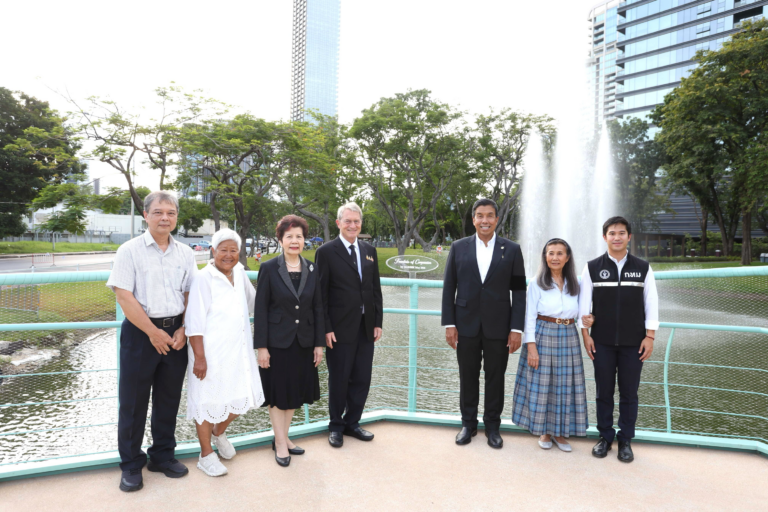 บี.กริม ส่งมอบ “Fountain of Compassion” กลางสวนลุมพินี ปั้นจุดเช็คอินแห่งใหม่ใจกลางเมือง ก้าวสู่สวนสาธารณะสมบูรณ์แบบ